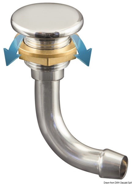 Sfiato flush 90° 19 mm - 20.274.19