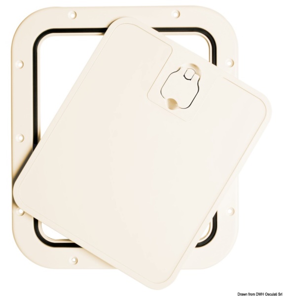 Portello estraibile crema 305 x 355 mm - 20.302.21
