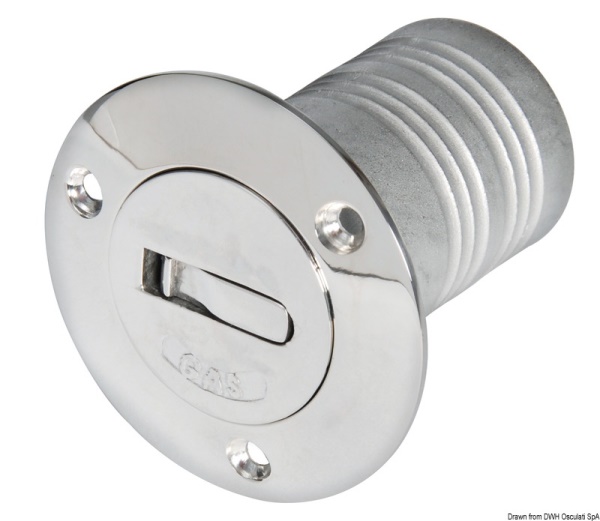 Tappo imbarco ottone cromato Neutro 38 mm - 20.367.13