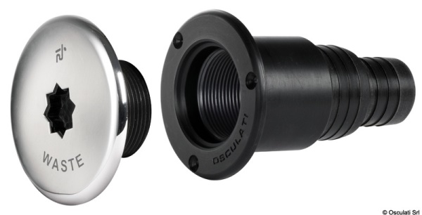 Tappo imbarco costampato Ø50+Ø38mm WASTE ISO 8099 - 20.463.09