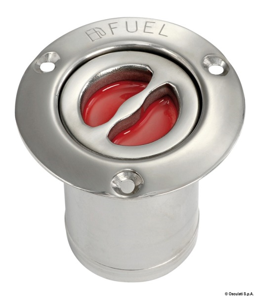 Tappo inox imbarco Fuel 80 mm - 20.467.01