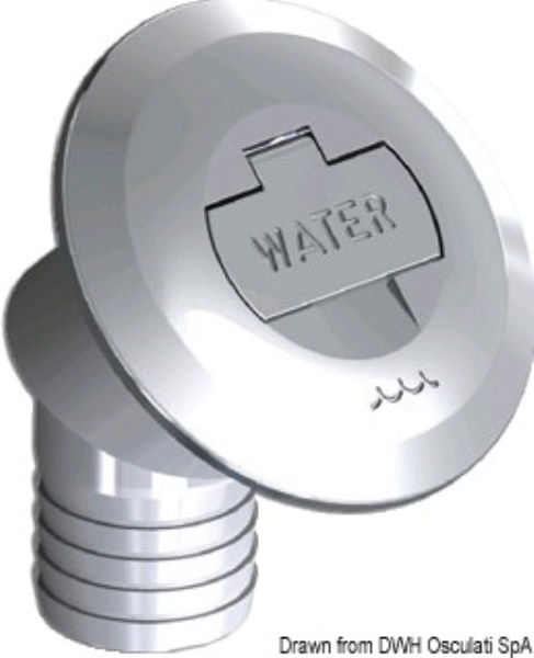 Tappo Water 38 mm inclinato - 20.668.11
