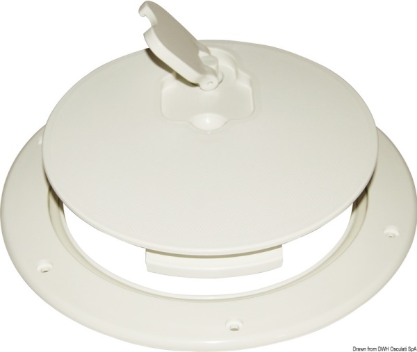 Botola ispezione RAL 9010 265 x 215 mm - 20.840.40