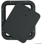 Osculati - Portello estraibile nero 305 x 355 mm