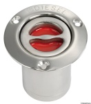 Osculati - Tappo inox imbarco Diesel 80 mm