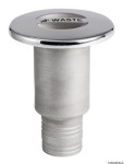 Osculati - Tappo inox a filo Waste 38 mm