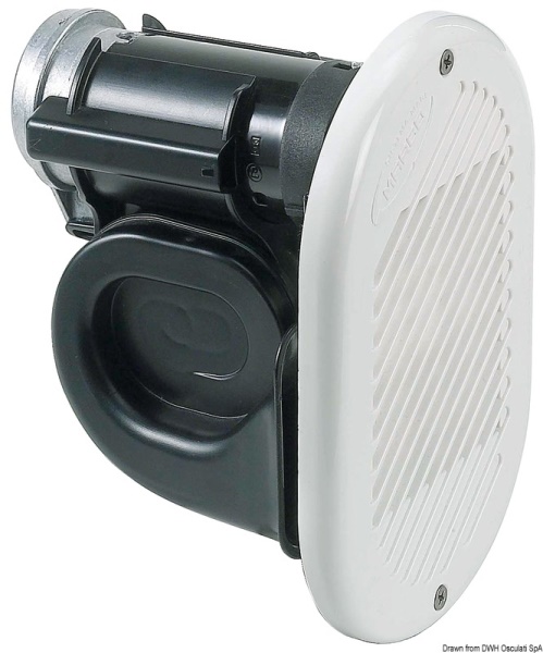 Tromba Hurricane bianca 12 V - 21.454.12