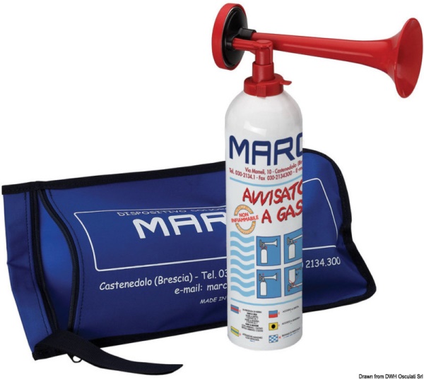 Segnalatore sonoro a gas 400ml omologato RINA - 21.456.01