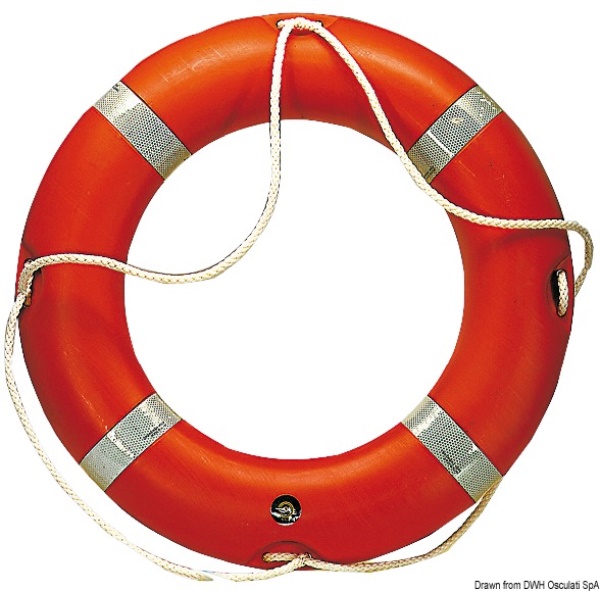 Salvagente omologato MED 45x75 cm 3 kg - 22.407.04