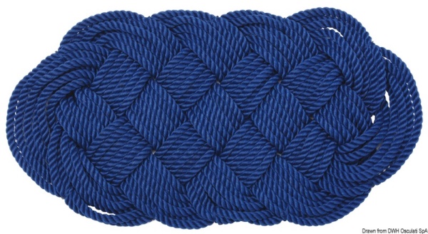 Zerbino nylon 47 x 23 cm blu - 23.907.22