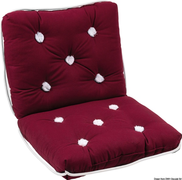 Cuscino con schienale bordeaux - 24.430.23