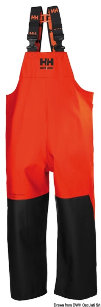 HH Storm Rain BIB arancio/nero S - 24.501.11