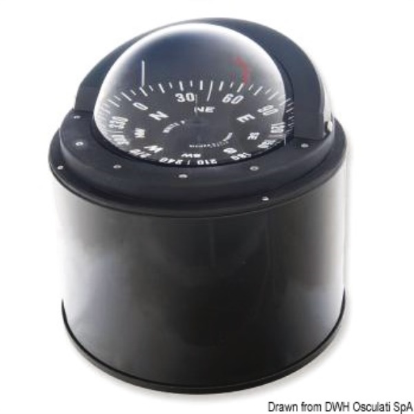 Bussola Riviera B6/W4 6" nera/rosa nera - 25.003.10