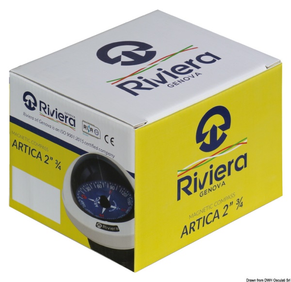 Bussola Riviera BA1-2022 bianca,rosa nera frontale - 25.005.33