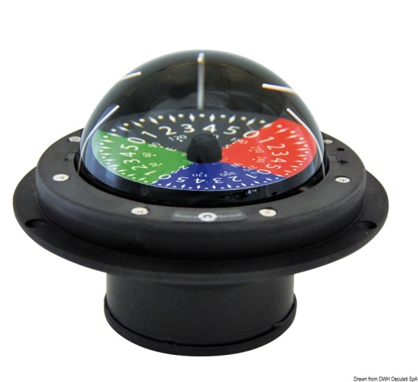 Bussola tattica Riviera 3" nera - 25.030.50