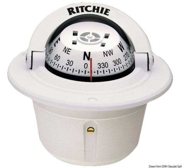 Bussola Ritchie Explorer 2"3/4 incasso b/b - 25.081.02