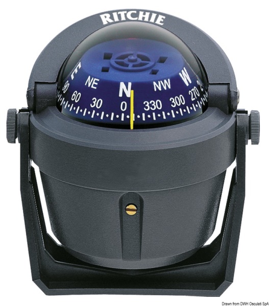 Bussola Ritchie Explorer 2"3/4 staffa grigia/blu - 25.081.23