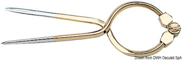 Compasso ottone 177 mm - 26.141.62