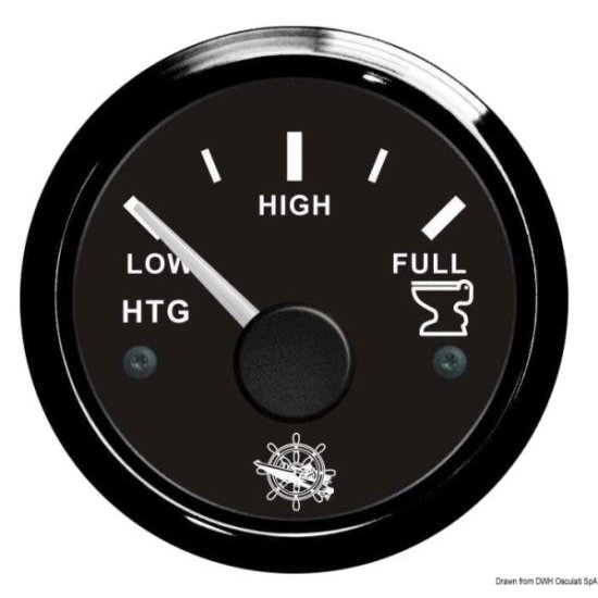 Indicatore acque nere 10/180 Ohm nero/nera - 27.320.05