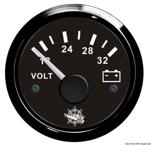 Voltmetro 18/32 V nero/nera - 27.320.15