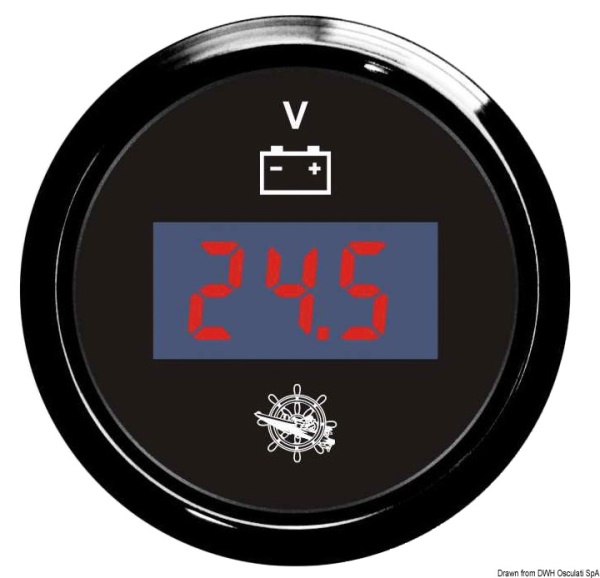 Voltmetro digitale 8/32 V nero/nera - 27.320.40