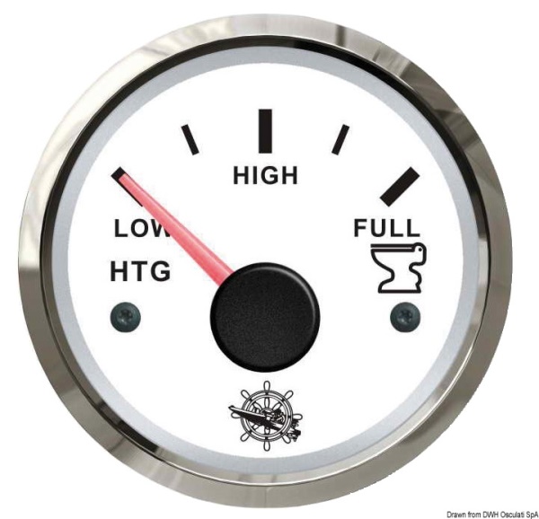 Indicatore acque nere 10/180 Ohm bianco/lucida - 27.322.05