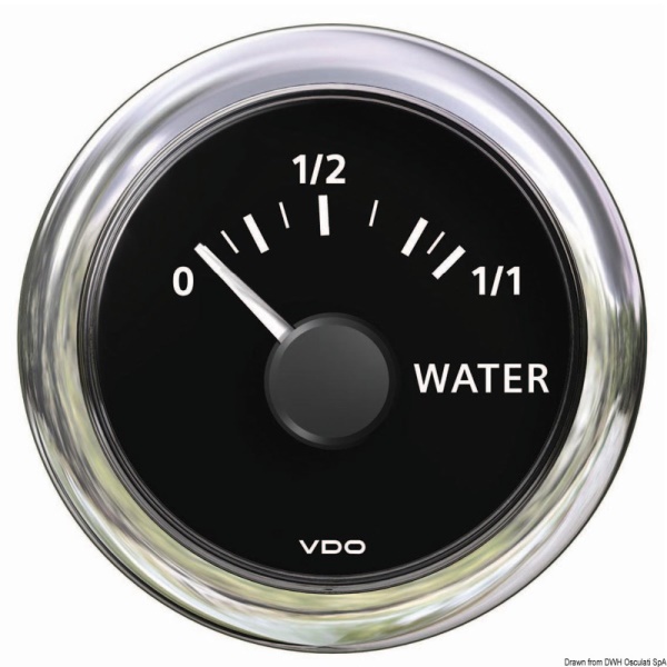 Indicat livello acqua 10/180 Ohm nero - 27.584.01