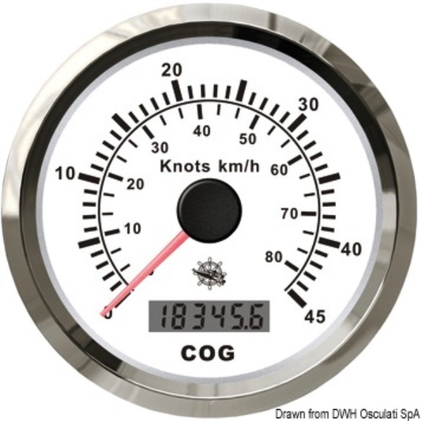 Log con bussola GPS bianco/lucida - 27.780.01