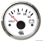 Osculati - Voltmetro 18/32 V bianco/lucida