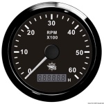 Osculati - Contagiri 0-6000 RPM nero/nera