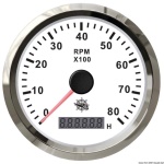 Osculati - Contagiri 0-8000 RPM bianco/lucida