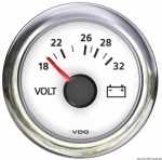 Osculati - Voltmetro 18/32 V bianco