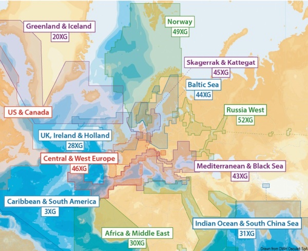 Cartografia Navionics XL9-NAVIONICS+ Global Region - 29.080.11