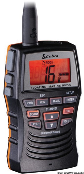 VHF Cobra MR HH150 FLTE - 29.661.02