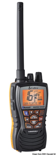 VHF galleggiante Cobra MR HH500 con bluetooth - 29.661.06