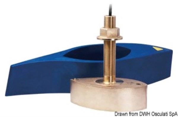 Trasduttore B265LM 1Kw Chirp Passante in bronzo - 29.703.95