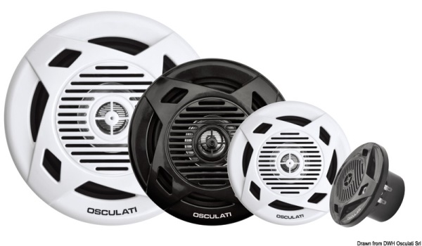 Coppia di casse a doppio cono 3'' 2x20 W bianche - 29.741.01