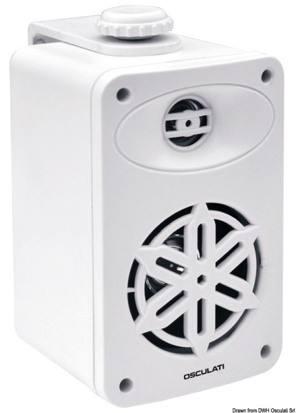 Coppia di casse stereo 2 vie per interno bianche 3" - 2X80W - 29.746.01