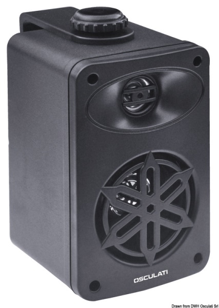 Coppia di casse stereo 2 vie per interno nere 3" - 2X80W - 29.746.02