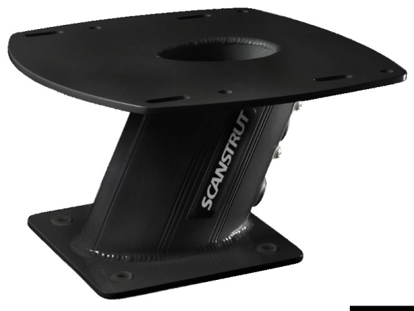 Power Tower in alluminio SCANSTRUT 150 mm nera - 29.900.11