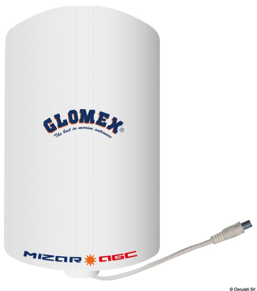 Antenna TV Glomex DVB-T2 Mizar AGC bianca - 29.924.04