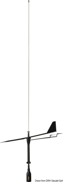 Antenna VHF Glomex Black Swan - 29.985.05