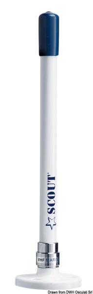 Antenna VHF supercompatta SCOUT removibile - 29.993.01