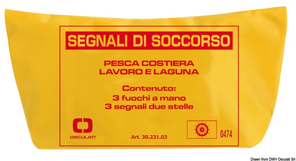 Kit soccorso pesca costiera/lavoro e laguna (Articolo soggetto a eco-contributo Co.Ge.Pir) - 30.231.03