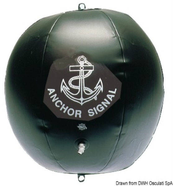 Pallone nero gonfiabile di segnalazione - 30.654.00