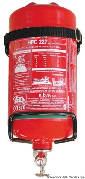 Estintore Easy Fire con pressostato 12 Kg - 31.520.22