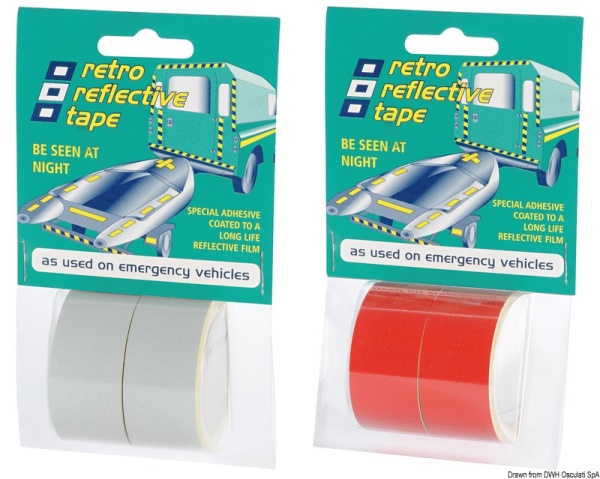 Nastro autoadesivo riflettente bianco 2,5 m - 33.110.00BI