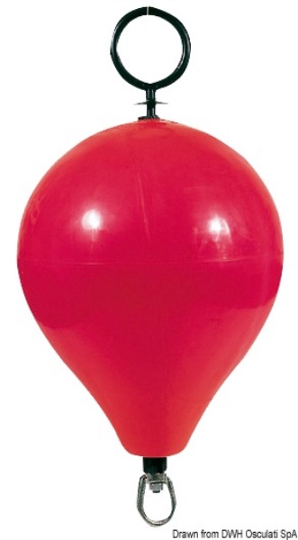 Gavitello CC3 rosso senza tirante - 33.602.02