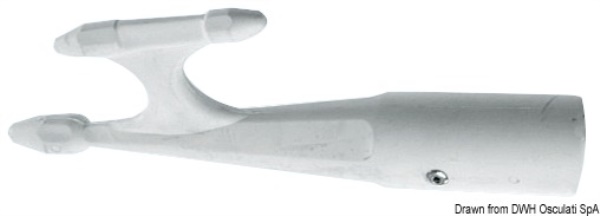Gancio d' accosto 30 mm con manico - 34.171.50