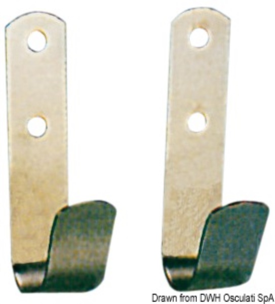 Coppia ganci sostegno inox 22-32 mm - 34.212.30